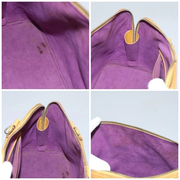 LOUIS VUITTON Epi Alma Hand Bag Yellow LV - Picture 13 of 15